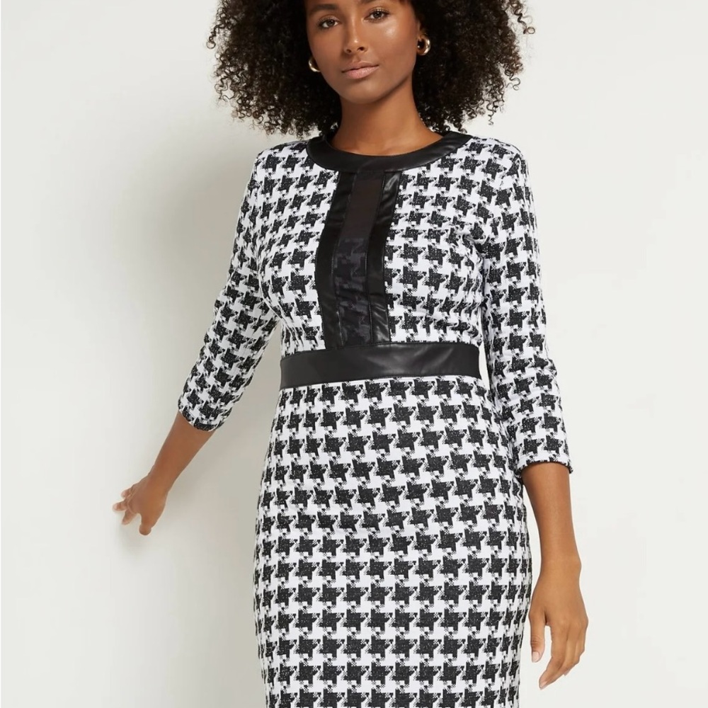 New York & Company Houndstooth Sheath
Dress - Superflex